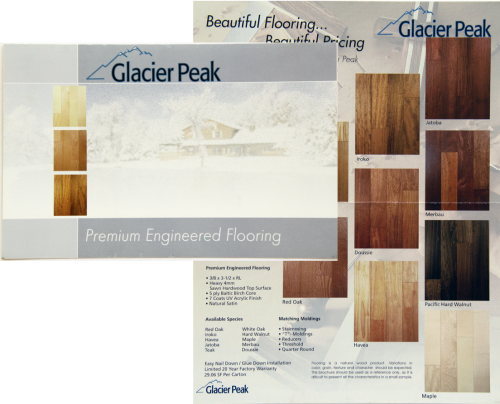 products sales brochure