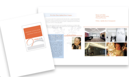 products sales brochure