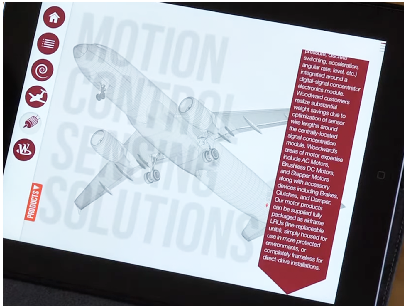 Aerospace marketing apps