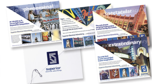 Marketing sales pieces