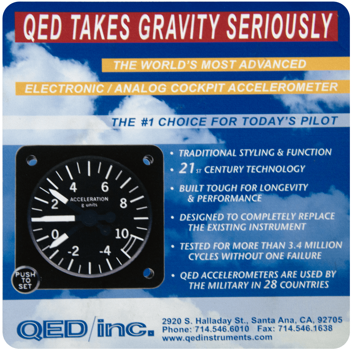 Aerospace accelerometers